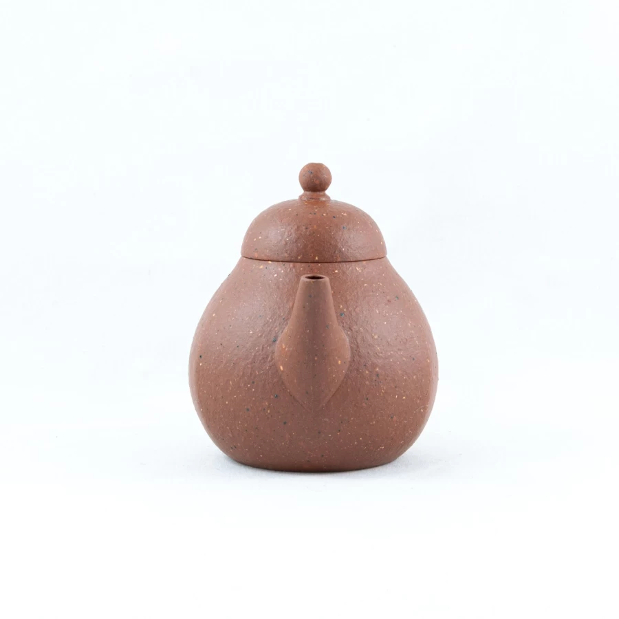 "The Chinese Tea Shop Yixing Heptagon Purple Clay Teapot – Handcrafted Chinese Ceramic Teapot for Gongfu Tea"