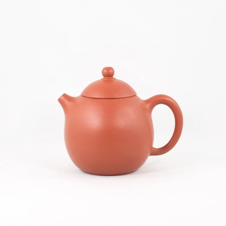1980s Yixing Zhuni "Long Dan" Dragon Egg Teapot by The Chinese Tea Shop | Authentic Vintage Chinese Clay Teapot