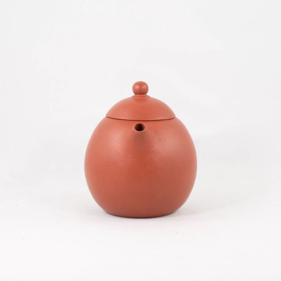 1980s Yixing Zhuni "Long Dan" Dragon Egg Teapot by The Chinese Tea Shop | Authentic Vintage Chinese Clay Teapot