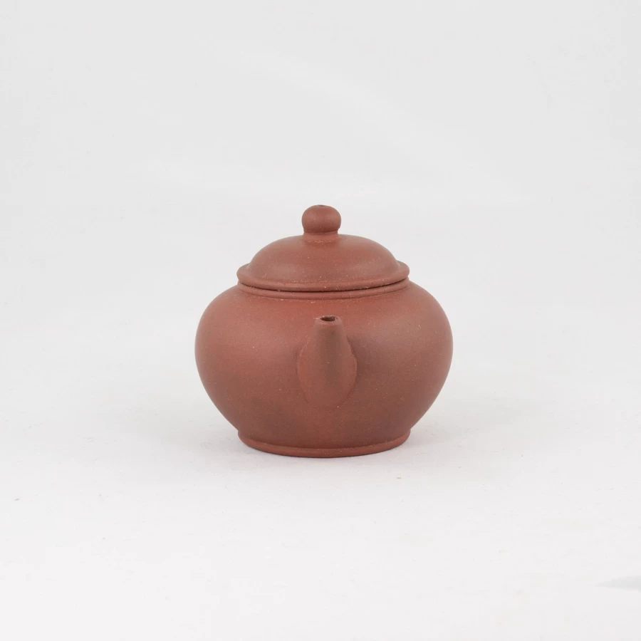 1970's Yixing Zisha Clay Teapot - Authentic Chinese Shui Pin Shape - The Chinese Tea Shop