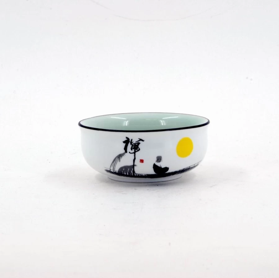 "Handmade Chinese Porcelain Zen Tea Cup - Authentic Ceramic Teacup from The Chinese Tea Shop"