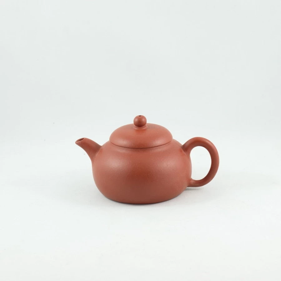 The Chinese Tea Shop 1980s Yixing Zhuni Banyao Teapot - Authentic Vintage Chinese Clay Teapot