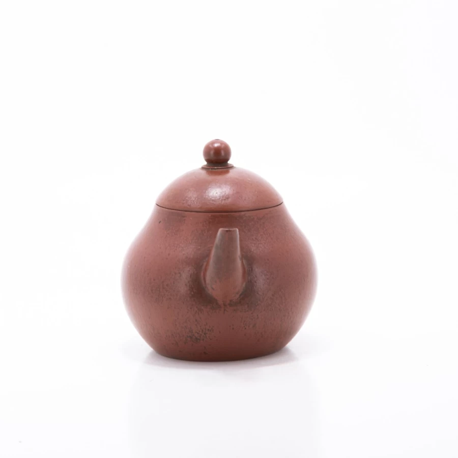 1980s Yixing Dragon Egg Shape Zisha Teapot by The Chinese Tea Shop – Authentic Purple Clay Chinese Teapot