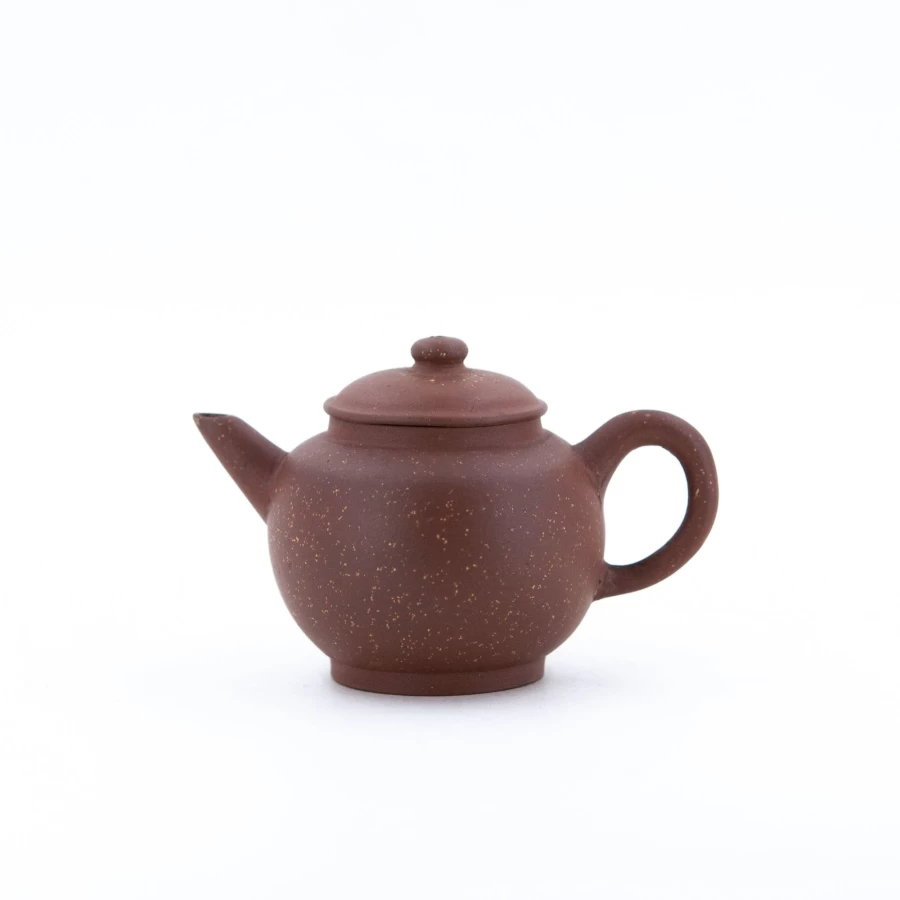 Antique Yixing Zisha "Julun Zhu" Teapot with Kintsugi Repair - The Chinese Tea Shop - Handcrafted Purple Clay Bright Stars Design - Traditional Chinese Teapot