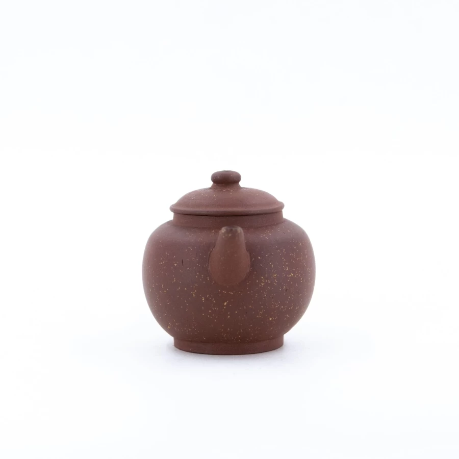 Antique Yixing Zisha "Julun Zhu" Teapot with Kintsugi Repair - The Chinese Tea Shop - Handcrafted Purple Clay Bright Stars Design - Traditional Chinese Teapot