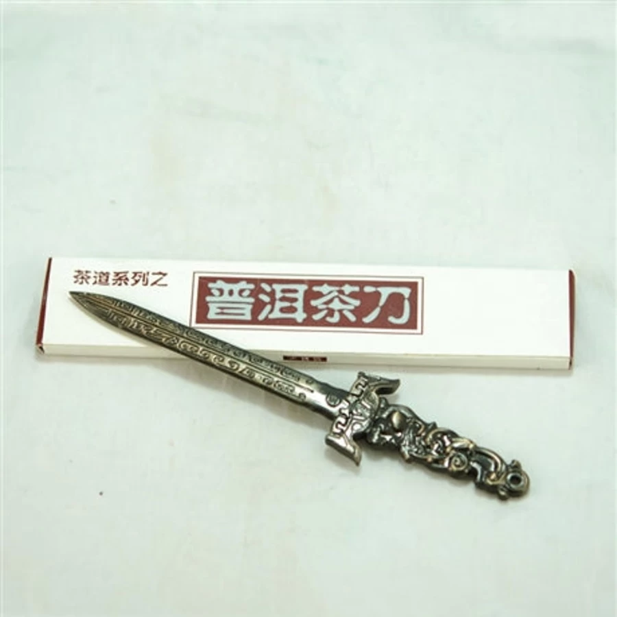 "The Chinese Tea Shop - Authentic Pu-Erh Tea Prying Knife for Ancient Sword Style Brewing"