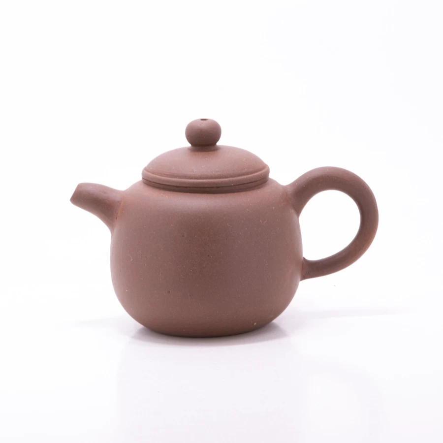 Vintage 1980s Yixing Purple Clay Pao Zun Teapot - Authentic Chinese Zisha Teapot by The Chinese Tea Shop