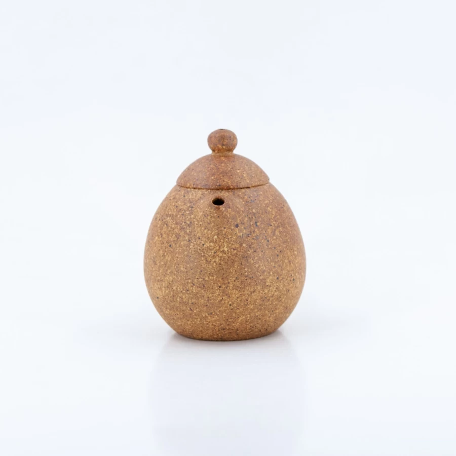 "The Chinese Tea Shop Yixing Zisha Clay Dragon Egg Teapot – Handmade Purple Clay Yao Bian Pot"