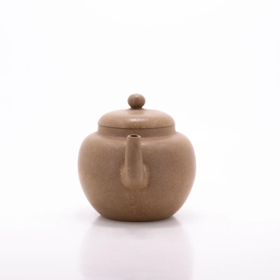 Vintage 1980s Duan Ni Clay Lamp-Shaped Chinese Teapot by The Chinese Tea Shop
