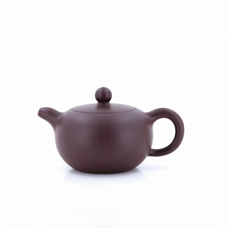 "The Chinese Tea Shop Yixing Zini Clay Bianzhu Handmade Teapot – Authentic Chinese Purple Clay Teapot for Gongfu Tea"