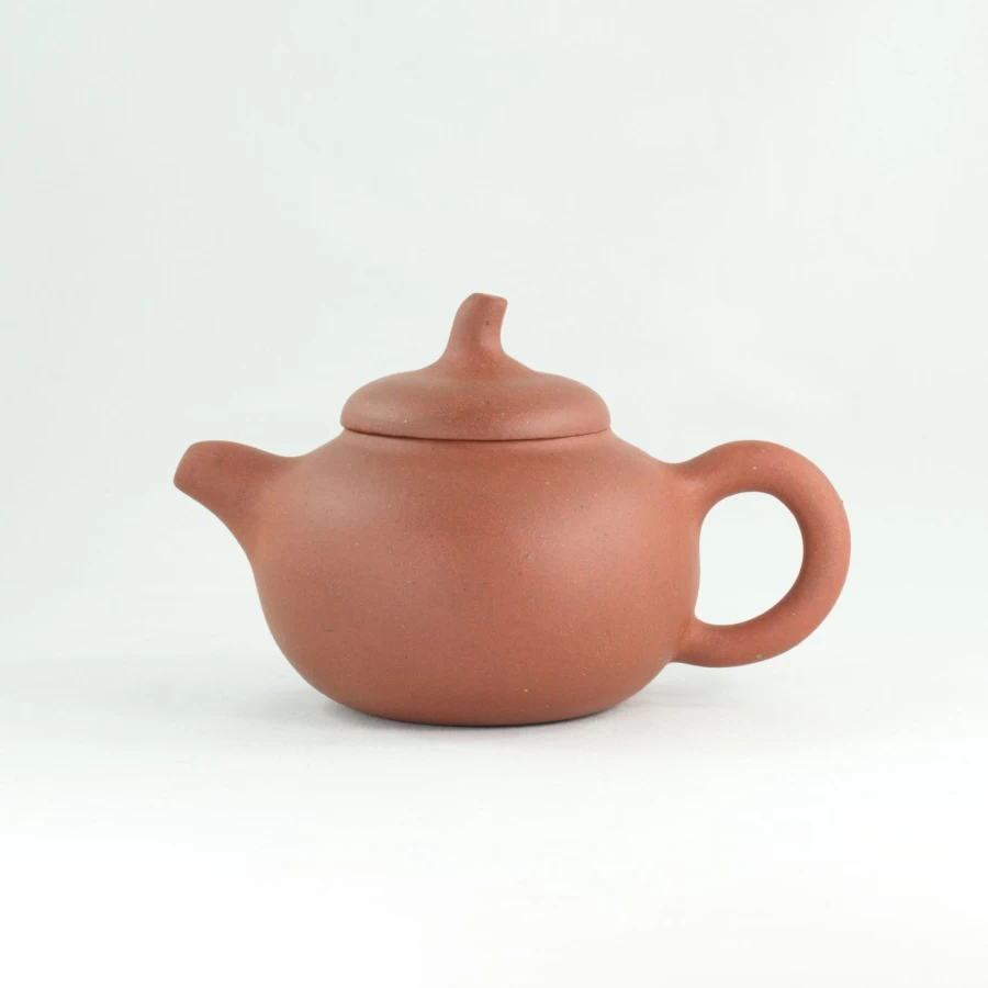 "Vintage 1980s Yixing Melon Stem Teapot - Authentic Chinese Clay Pot by The Chinese Tea Shop"
