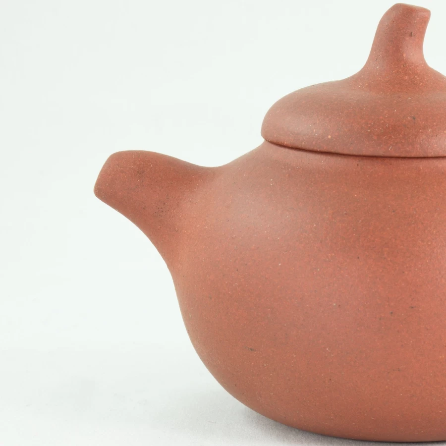"Vintage 1980s Yixing Melon Stem Teapot - Authentic Chinese Clay Pot by The Chinese Tea Shop"