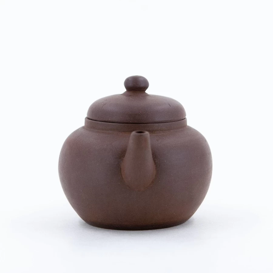 Antique Yixing Zisha Clay Tang Po Teapot with Kintsugi Repair by The Chinese Tea Shop | Handcrafted Chinese Purple Clay Teapot
