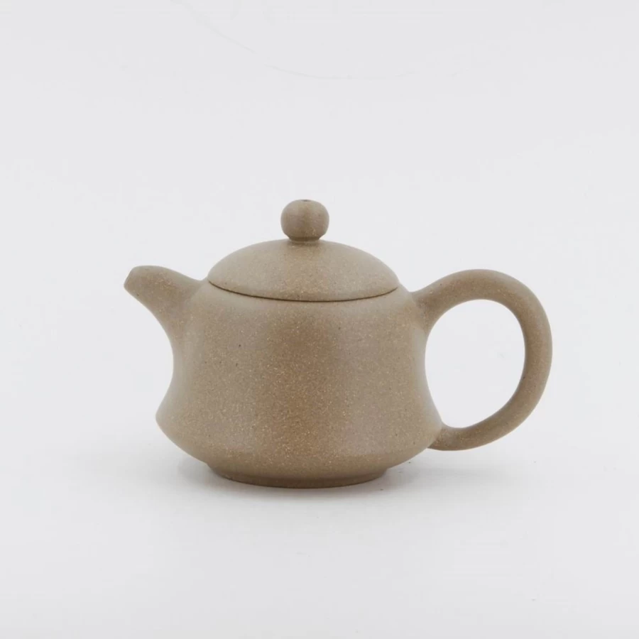 "The Chinese Tea Shop Yixing Duan Ni Clay Bell-Shaped Teapot - Handmade Traditional Chinese Teapot for Premium Tea Brewing"