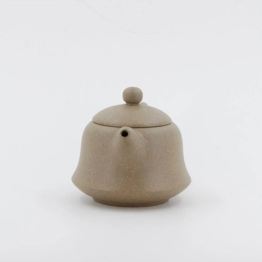 "The Chinese Tea Shop Yixing Duan Ni Clay Bell-Shaped Teapot - Handmade Traditional Chinese Teapot for Premium Tea Brewing"