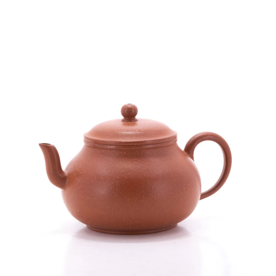 "The Chinese Tea Shop Yixing Zhuni Pear-Shaped Teapot – Authentic Handmade Clay Pot for Chinese Tea"