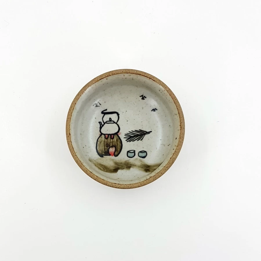 "Handmade Clay Tea Cup for Gongfu Cha with Charcoal Stove - Authentic Ceramic Teaware by The Chinese Tea Shop"