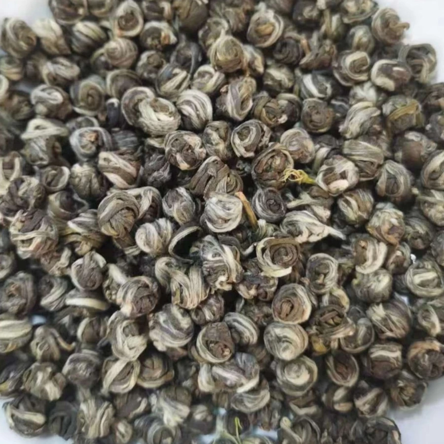 Premium White Tips Dragon Pearl Jasmine Green Tea Loose Leaf – The Chinese Tea Shop