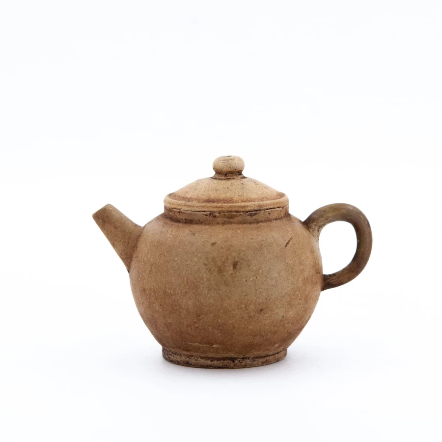 Antique Chinese Yixing Duan Ni "Julun Zhu" Teapot with Repaired Handle - The Chinese Tea Shop