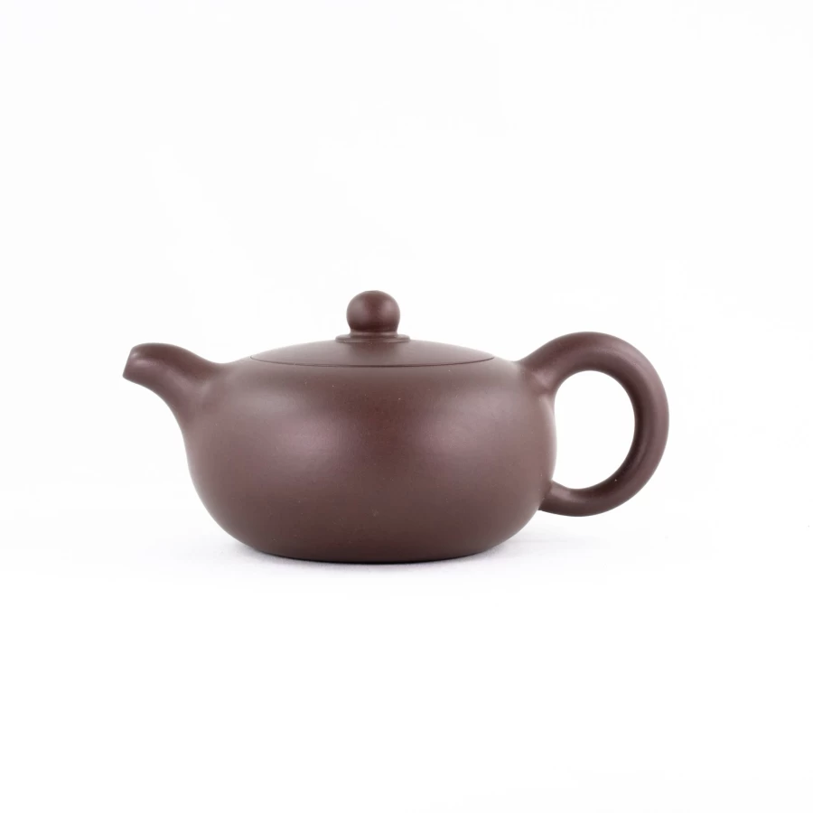 "The Chinese Tea Shop Yixing Zini Bianhu Teapot – Authentic Chinese Clay Teapot for Brewing Tea"