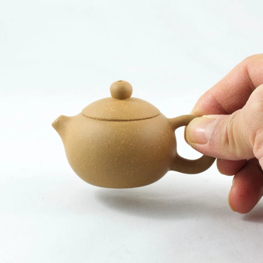 The Chinese Tea Shop Yixing Duan Ni "Daobaxishi" Mini Teapot - Handmade Chinese Clay Teapot for Gongfu Tea