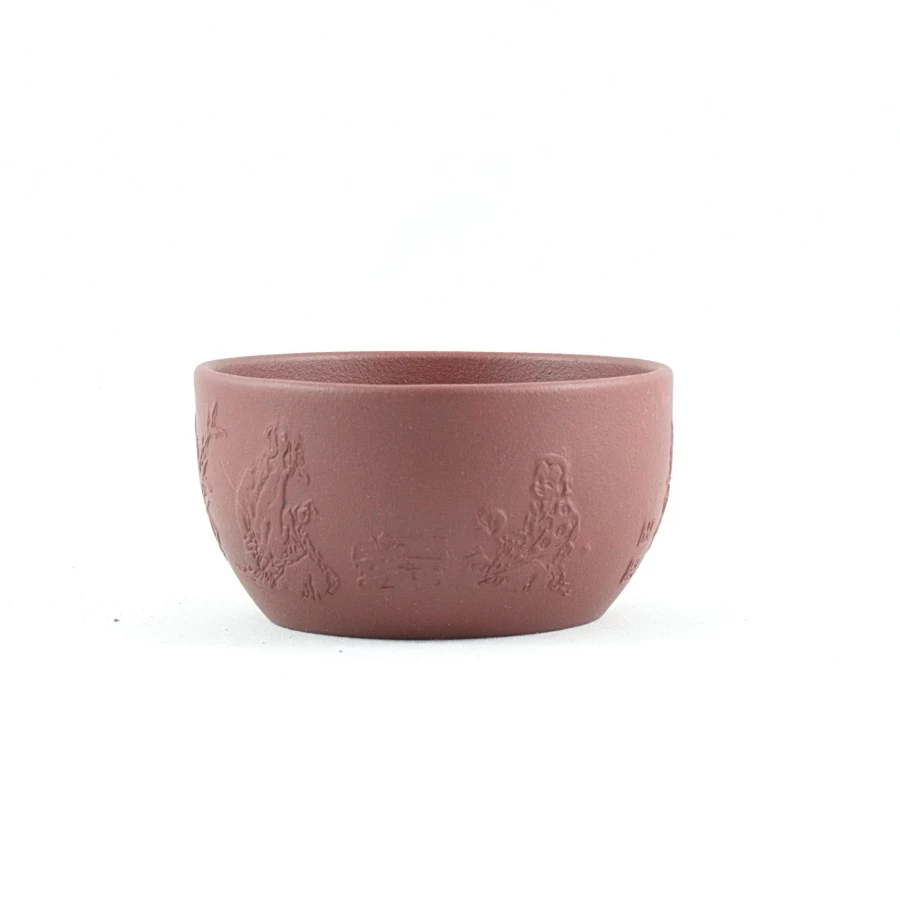 "The Chinese Tea Shop Yixing Clay Luyu Tea Cup – Classic Small Teacup for Authentic Tea Experience"