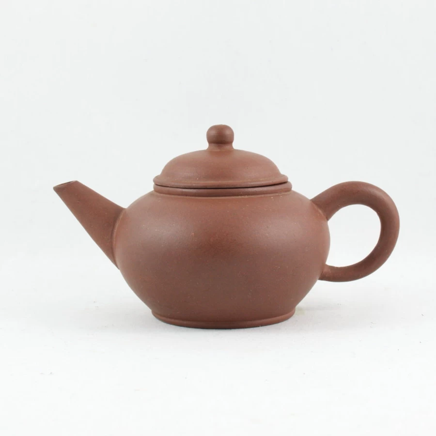 The Chinese Tea Shop Yixing Zisha Clay Teapot #3 - 1970s Vintage Purple Clay Shui Pin Teapot for Chinese Tea Brewing