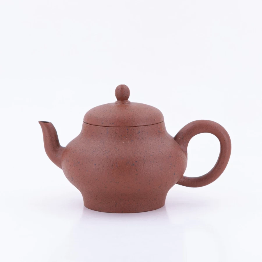 "The Chinese Tea Shop Yixing Heisha Clay Gongdeng Style Chinese Teapot - Authentic Purple Clay Teapot"