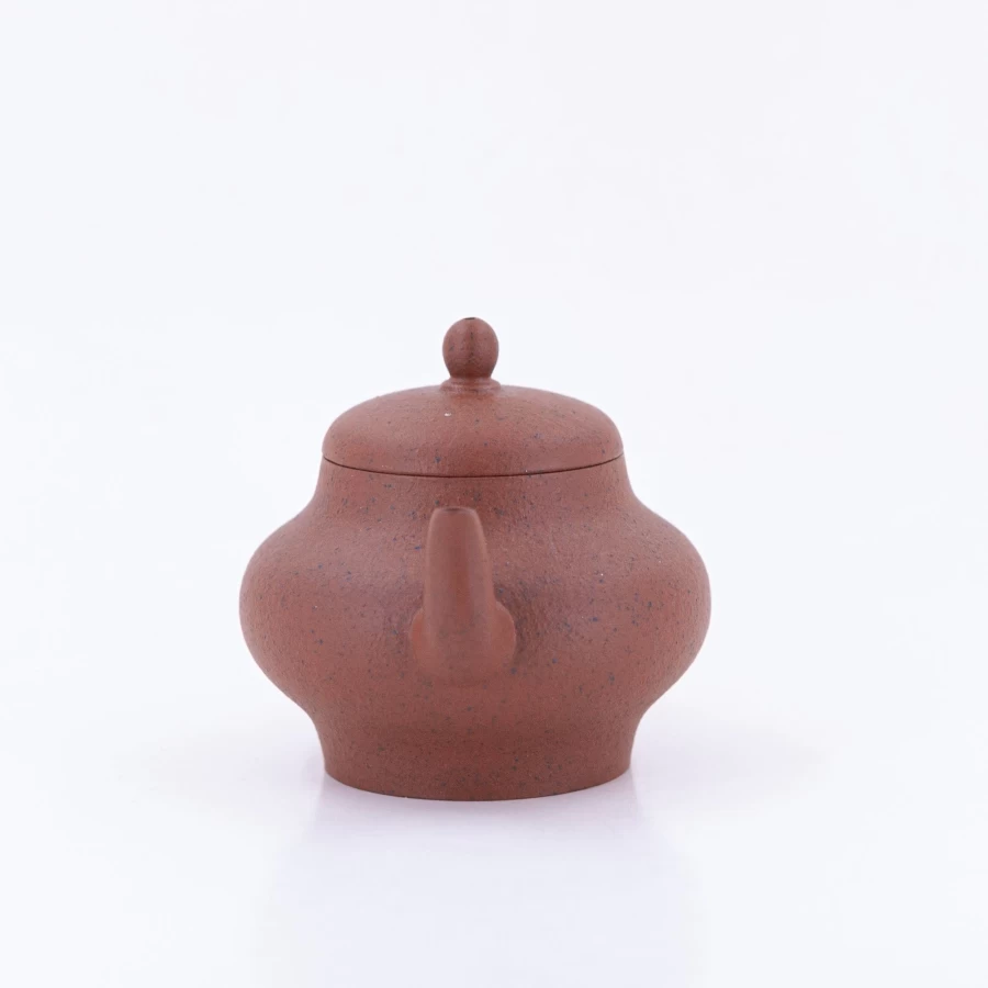 "The Chinese Tea Shop Yixing Heisha Clay Gongdeng Style Chinese Teapot - Authentic Purple Clay Teapot"