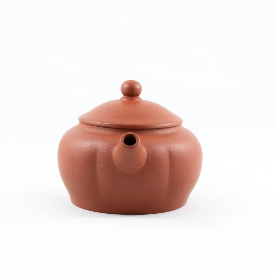 1980s Yixing Zhuni "Flower Petal" Teapot | Authentic Chinese Clay Teapot | The Chinese Tea Shop