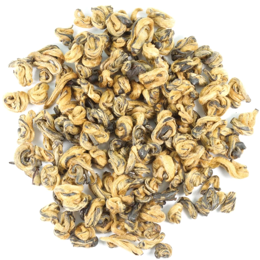The Chinese Tea Shop Premium Gu Shu Jin Luo Red Tea - Authentic Loose Leaf Black Tea from Ancient Trees