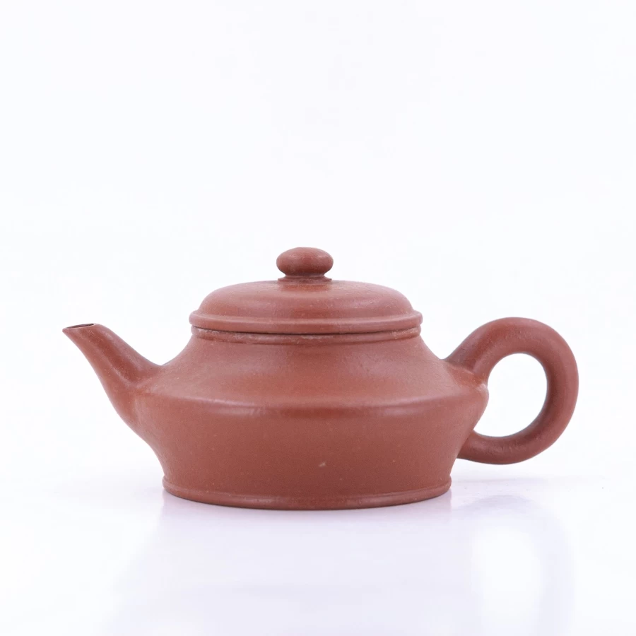 "The Chinese Tea Shop Yixing Pinsha Clay Xu Bian Teapot – Handmade Chinese Purple Clay Teapot"