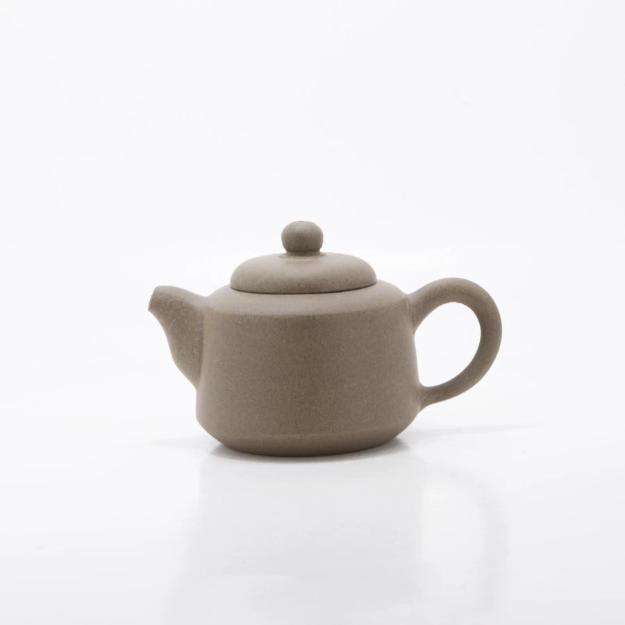 "The Chinese Tea Shop Yixing Duan Ni Teapot - Handcrafted Jing Lan Shape Purple Clay Pot for Chinese Tea"
