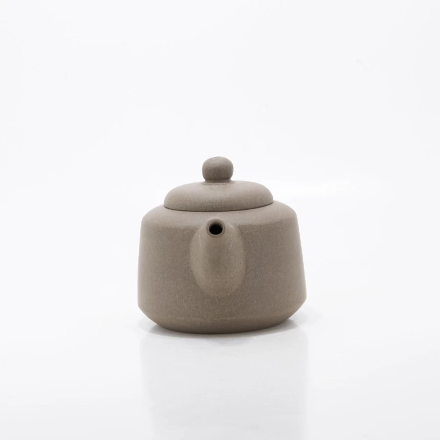 "The Chinese Tea Shop Yixing Duan Ni Teapot - Handcrafted Jing Lan Shape Purple Clay Pot for Chinese Tea"